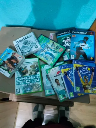 Lote Videojuegos PS2, PS4, Xbox One, DS nuevo