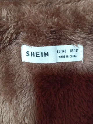 Giubbotto imbottito SHEIN pelliccia bambino