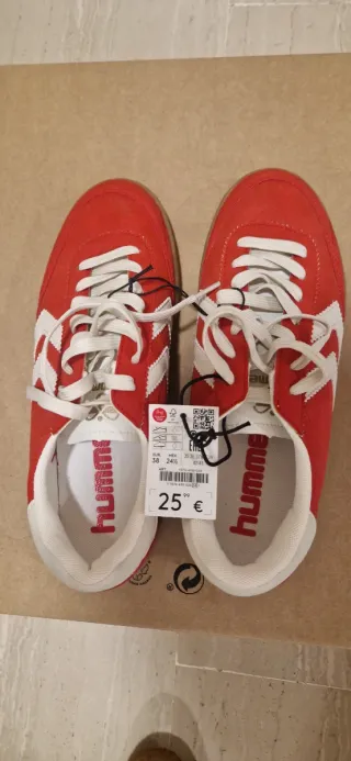 Zapatillas Hummel Rojas Talla 25