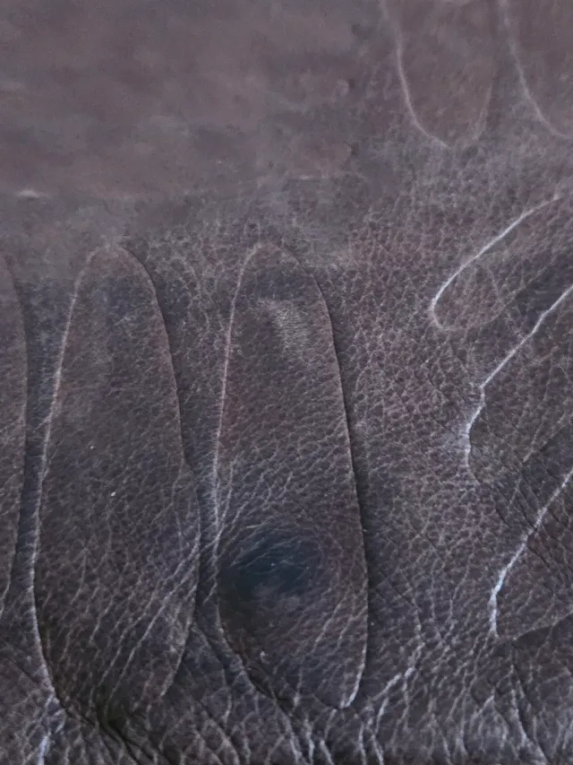 Borsa pelle anni 80 marrone cartella