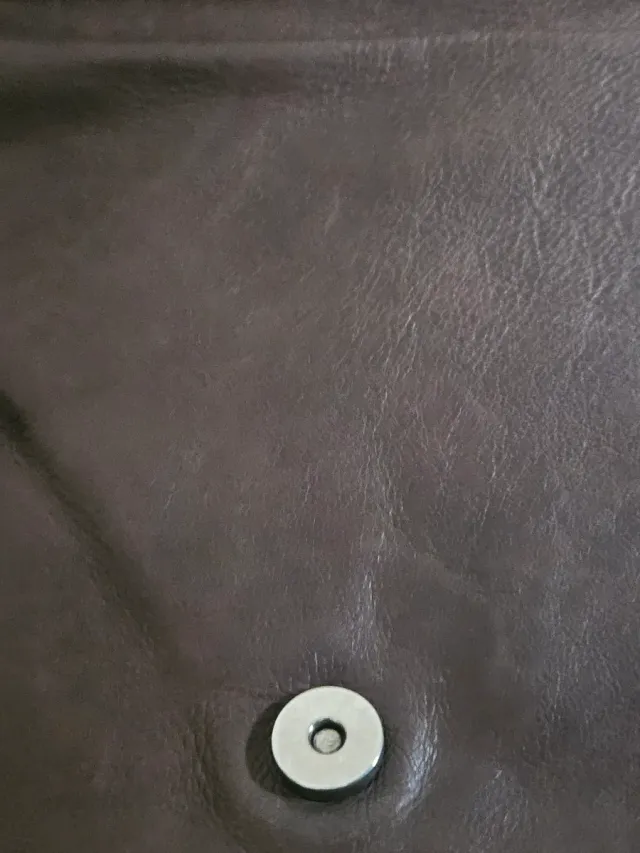 Borsa pelle anni 80 marrone cartella