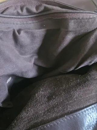 Borsa pelle anni 80 marrone cartella