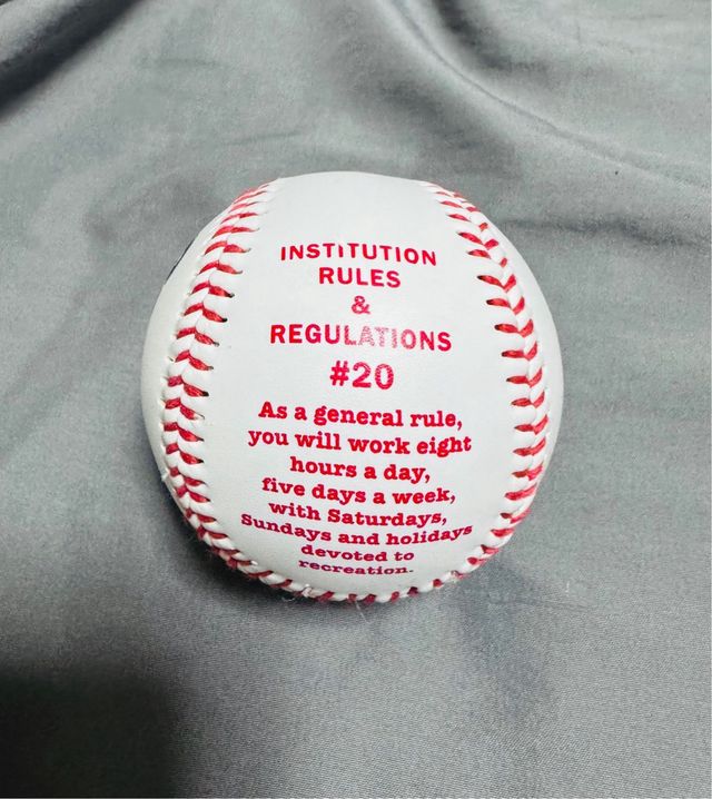 Bola de beisebol Alcatraz 1938