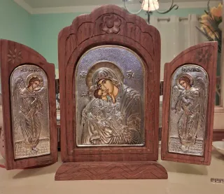 Retablo Virgen con Ángeles