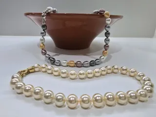 Conjunto Joyas Perlas y Diamantes