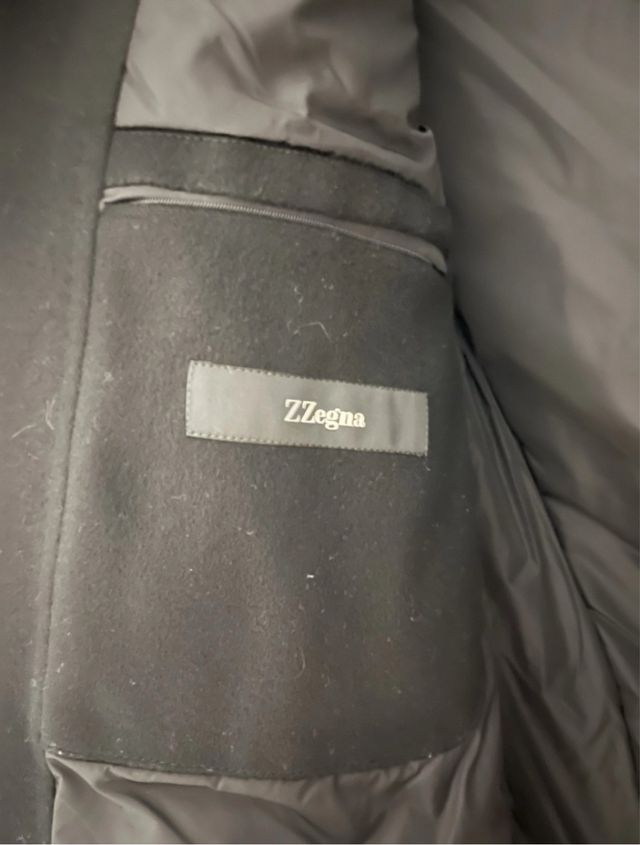 Abrigo Hermenegildo Zegna Negro