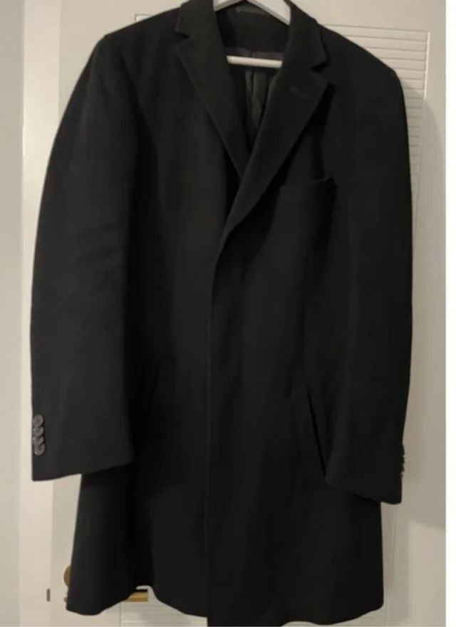 Abrigo Hermenegildo Zegna Negro