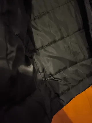 Plumífero cazadora parka azul marino