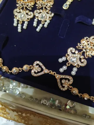 Aderezo fallero oro y blanco