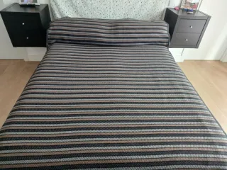 Manta de tela con rayas