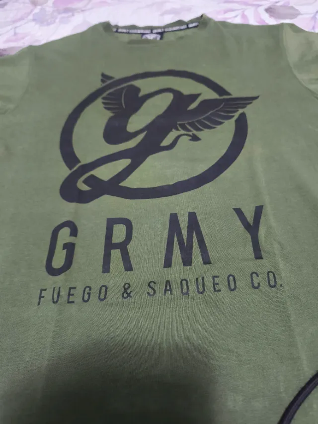 Camiseta GRMY verde hombre