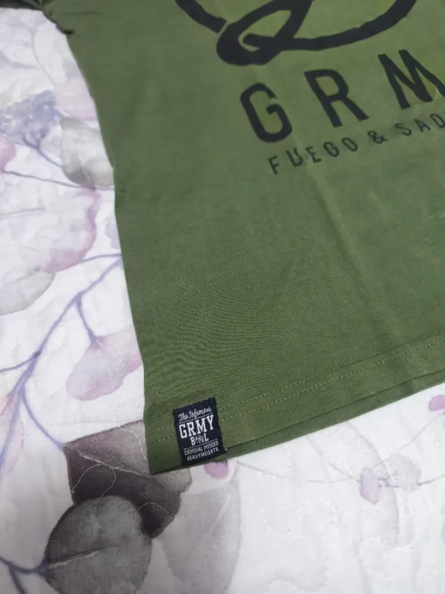 Camiseta GRMY verde hombre