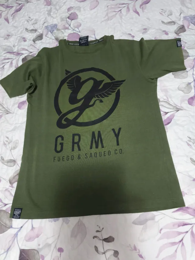 Camiseta GRMY verde hombre