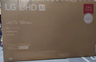 Televisor LG UHD AI UA75 50 pulgadas