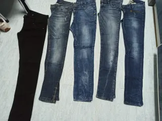 Lote 5 pantalones vaqueros mujer