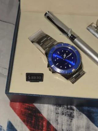 Set Regalo Uomo Cote d'Azur Orologio Blu