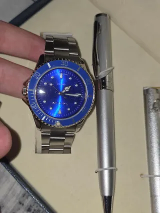 Set Regalo Uomo Cote d'Azur Orologio Blu