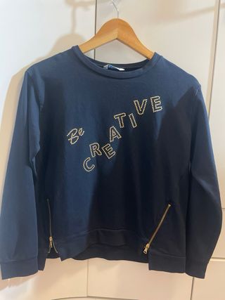 Vestido Sudadera Tul azul marino