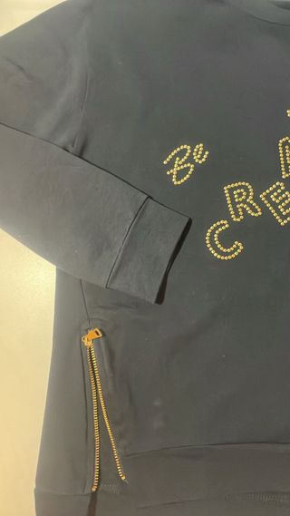 Vestido Sudadera Tul azul marino