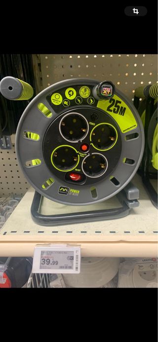 Alargador enrollable de25 Metros Master Plug Nuevo