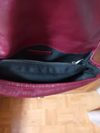 Bolso Zara Burdeos Rock