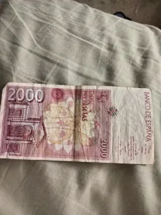 Billete 2000 Pesetas España 1992