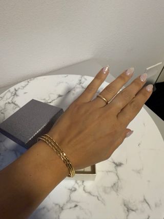 Bracciali rigidi placcati oro 18kt