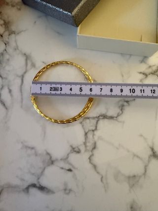 Bracciali rigidi placcati oro 18kt