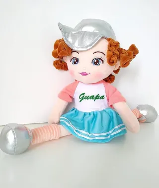 Muñeca de trapo felpa NUEVO con etiqueta