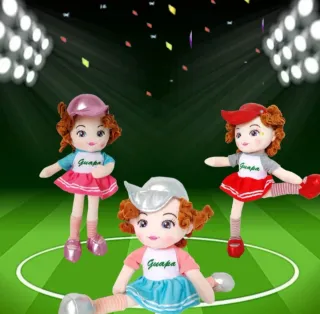 Muñeca de trapo felpa NUEVO con etiqueta