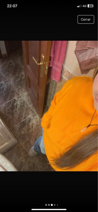 Sudadera Real Madrid Original Naranja