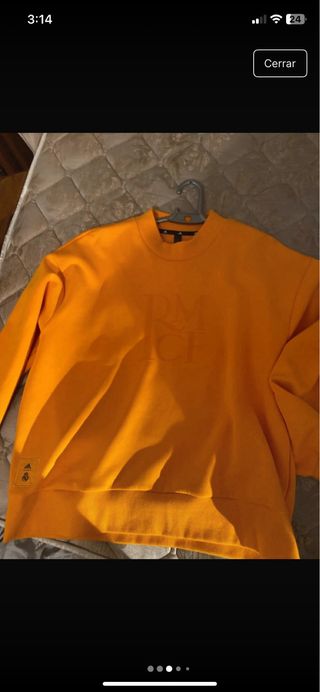 Sudadera Real Madrid Original Naranja