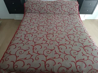 Manta ligera para cama de 90 cm. Medidas 150 x 165