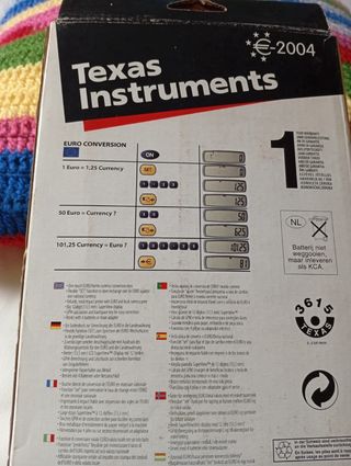 Calculadora Texas Instruments 2004
