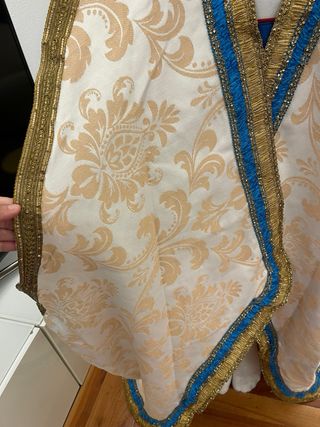 Capa Chaleco Rey Mago Alta Calidad