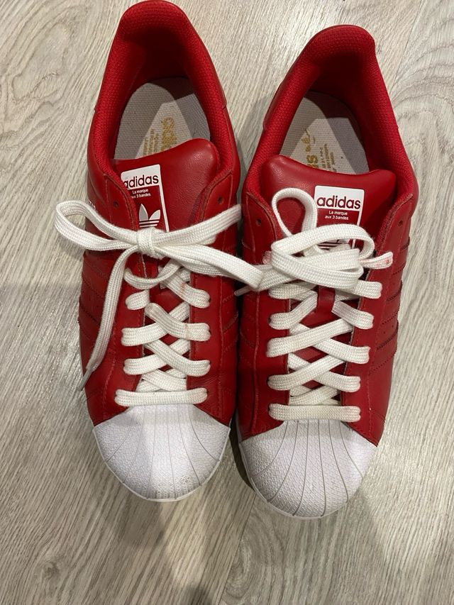 Adidas Superstar Rojas Talla 43