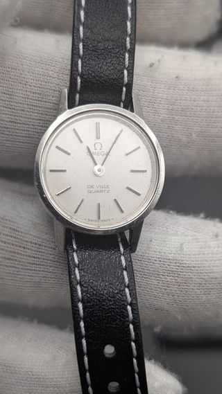 Omega De Ville Quarzo Donna - Nero/Argento