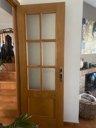 8 Puertas de interior roble