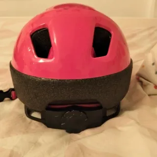 Casco Btwin niña rosa Talla S (53-56cm)