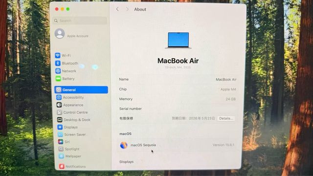 MacBook Air M4 13” 24GB + 512GB Plata