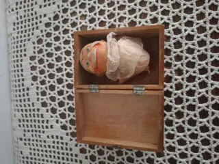 Antiguo muñeco Jack in the Box del 1900