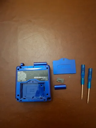 Scocca Game Boy Advance SP Originale Blu