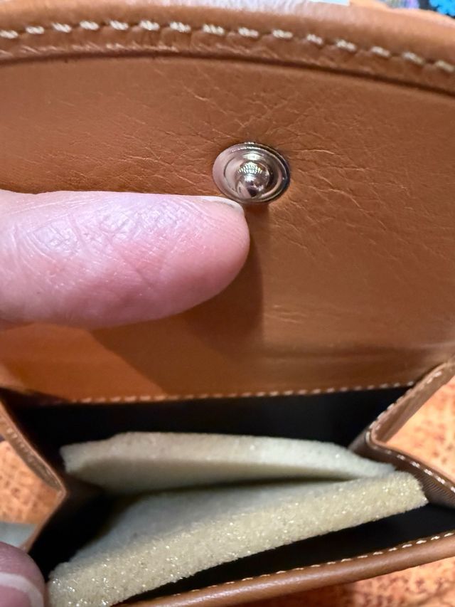 Monedero Billetero Piel Guy Laroche Marrón