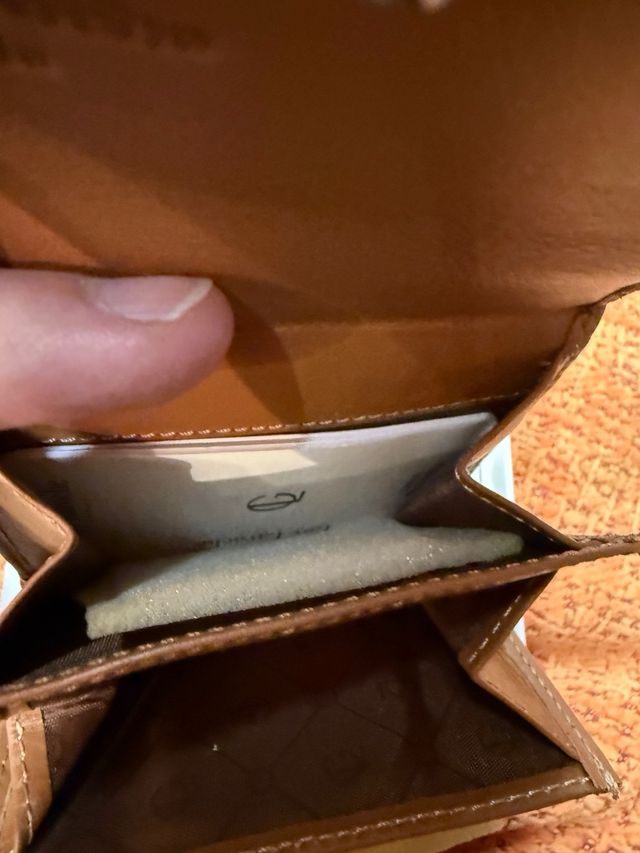 Monedero Billetero Piel Guy Laroche Marrón