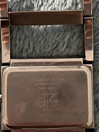 Reloj Calvin Klein Mujer Swiss Made Acero Inoxida