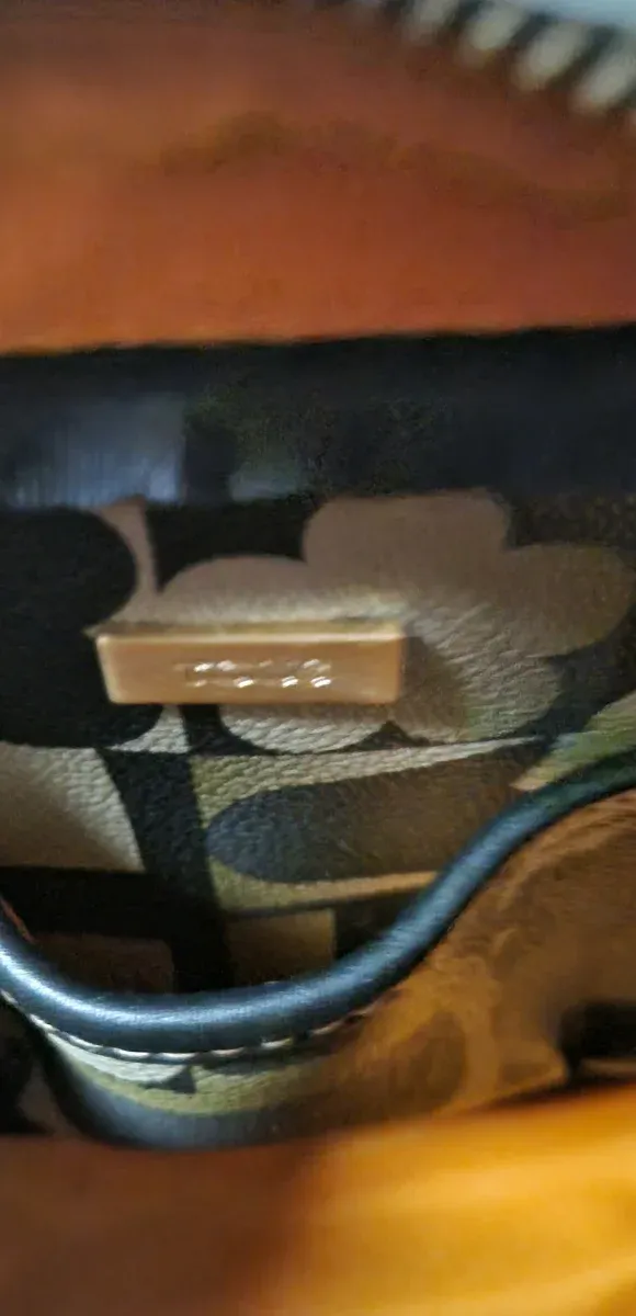 Bolso bandolera Tous beige y negro