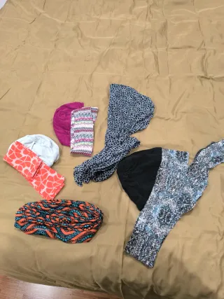 5 Pañuelos cabeza, bandanas