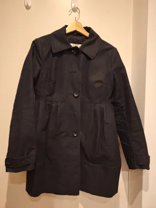 Gabardina Guateada Springfield Negra Talla S/M