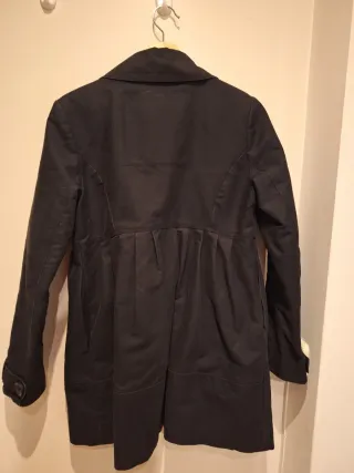 Gabardina Guateada Springfield Negra Talla S/M