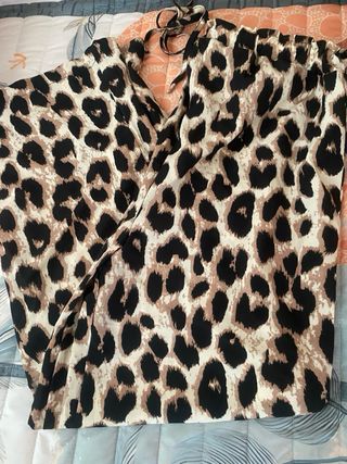 Pantalón premamá leopardo talla M